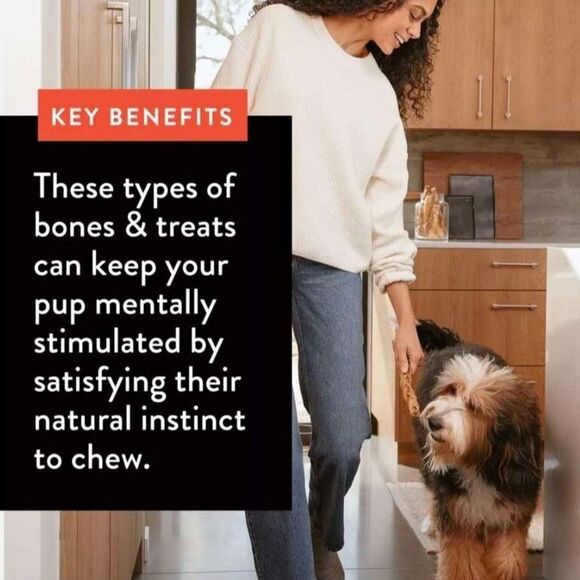 NEW Dentley's Nature's Natural Bones & Chews 6 Ct Moderate Variety Pack BB 12/25 - Picture 6 of 10